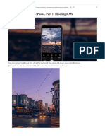 The Power of RAW On Iphone, Part 1 - Shooting RAW PDF