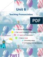英语教学法unit6 TeachingPronunciation
