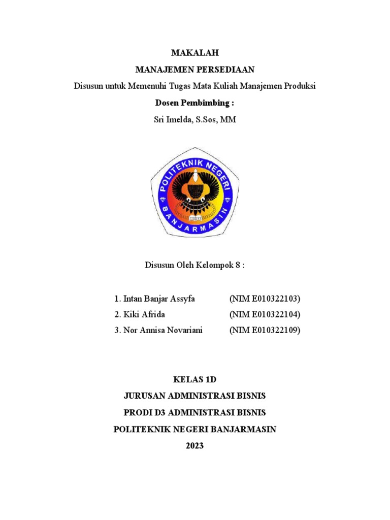 Makalah Administrasi Bisnis Pdf