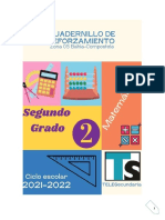 Cuadernillo Reforzamiento Segundo Grado Matemáticas PDF