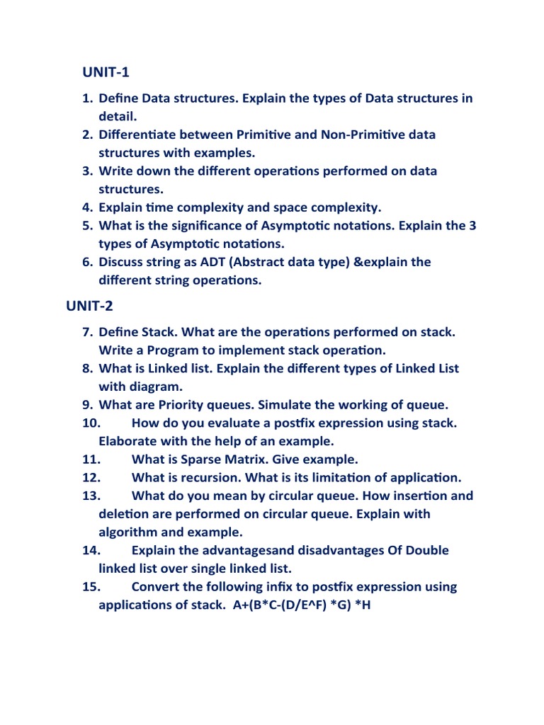 Data Structures and Algorithms Overview | PDF