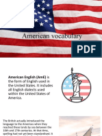 American Vocabulary