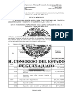 Ley Ingresos Municipio Guanajuato 2022