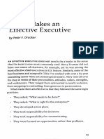 What Makes An Effective Executive by Peter F. Drucker