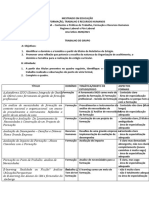 Análise de Títulos de Relatórios de Estágio sobre Formação, Trabalho e Recursos Humanos