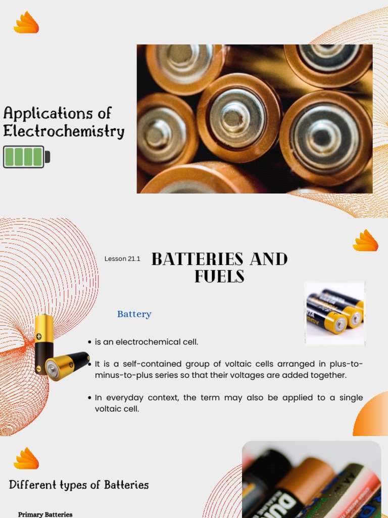 Applications of Electrochemistry PDF Rechargeable Battery Anode