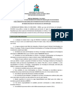 Edital de Ingresso Nos Cursos de Engenharia para Egressos 2023 1 PDF