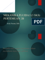 Mekanika Fluida I - PERTEMUAN 2b