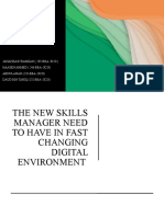 Managers' New Skills for Fast Changing Digital Environments