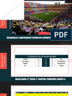 Dº 3 Fecha Campeonato Futbolito Interfinancieras 2023