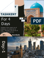 Itinerary of Tashkent