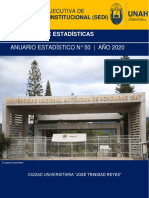 Arch1. Anuario Estad¡stico UNAH 2020 PDF