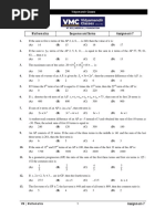 Sequence and Series Assignment 8