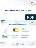 Recomendaciones - SciELO Chile 2021