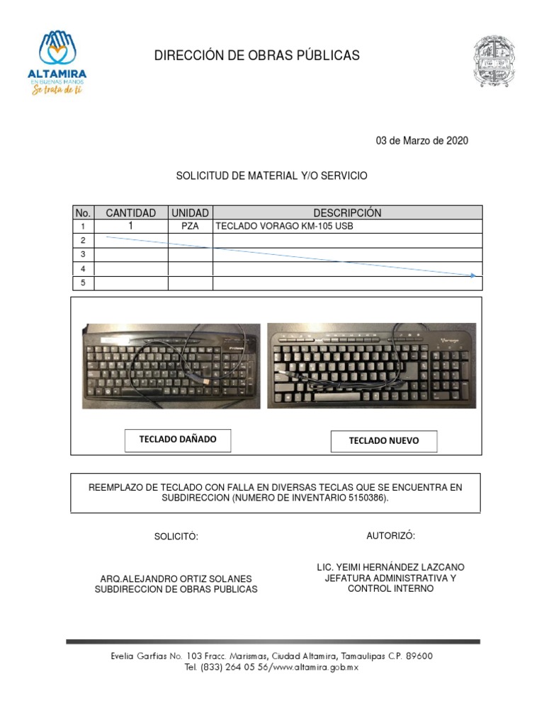 Justificacion de Gastos Subdir Teclado2 | PDF
