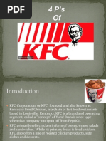 Kentucky Fried Chicken KFC Marketing Mix Four Ps