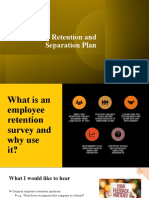 Retention and Separation Plan
