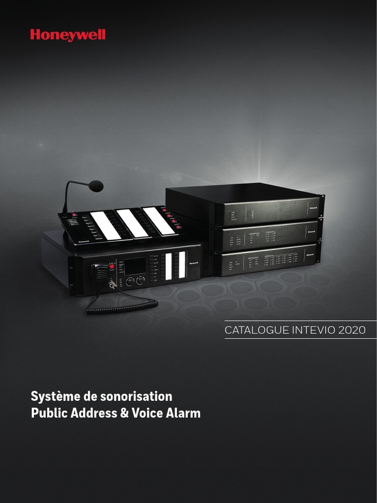 Catalogue Sonorisation INTEVIO Honeywell | PDF | Amplificateur ...
