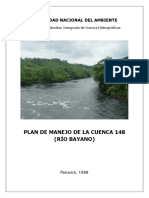 Plan de Manejo Del Río Bayano PDF