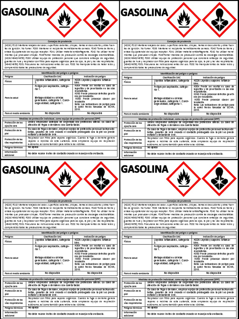 Precauciones para Manejo de Sustancias Inflamables PDF