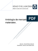 Antología de Mercado de Materiales