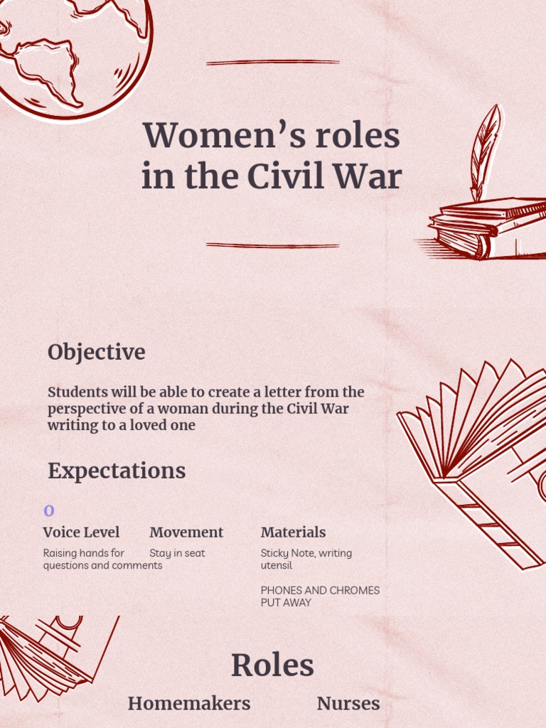 Women's Roles in The Civil War PDF