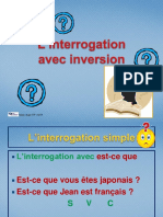 L'interrogation Avec Inversion