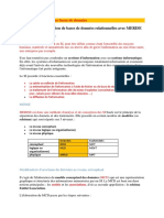 S1-Initiation à la conception de bases de données relationnelles avec MERISE 