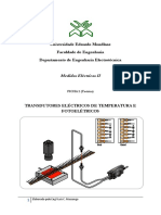 Ficha 2 - Transdutores Eléctricos de Temperatura e Fotoelétricos