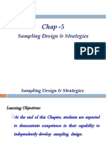 Chap-5Sampling Design & Strategies