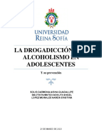 La Drogadicción y El Alcoholismo en Adolescentes PDF
