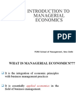 Lesson 1 - Introduction To Managerial Economics