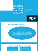 Semana 7.2 - Organización Descentralizada Del Perú