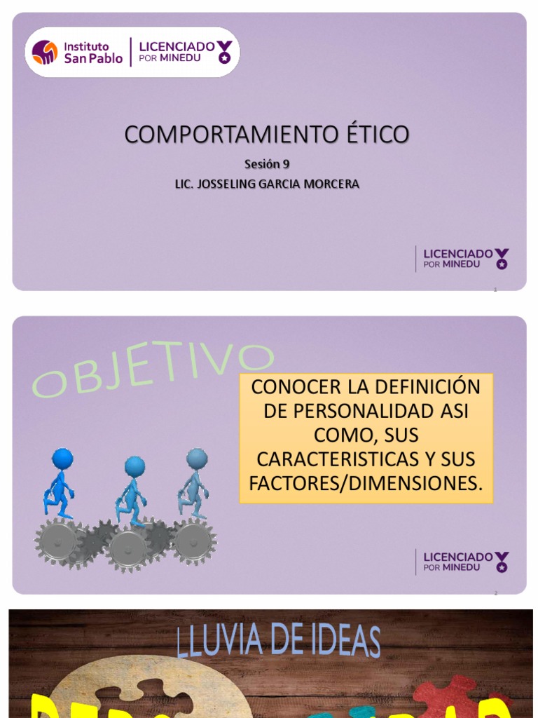 Sesión 9 Comportamiento Ético | PDF