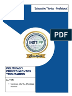 Folleto Politicas y Procedimientos Tributarios