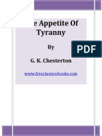 The Appetite Of Tyranny