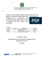 Metodologia de manutenção da sinalização náutica