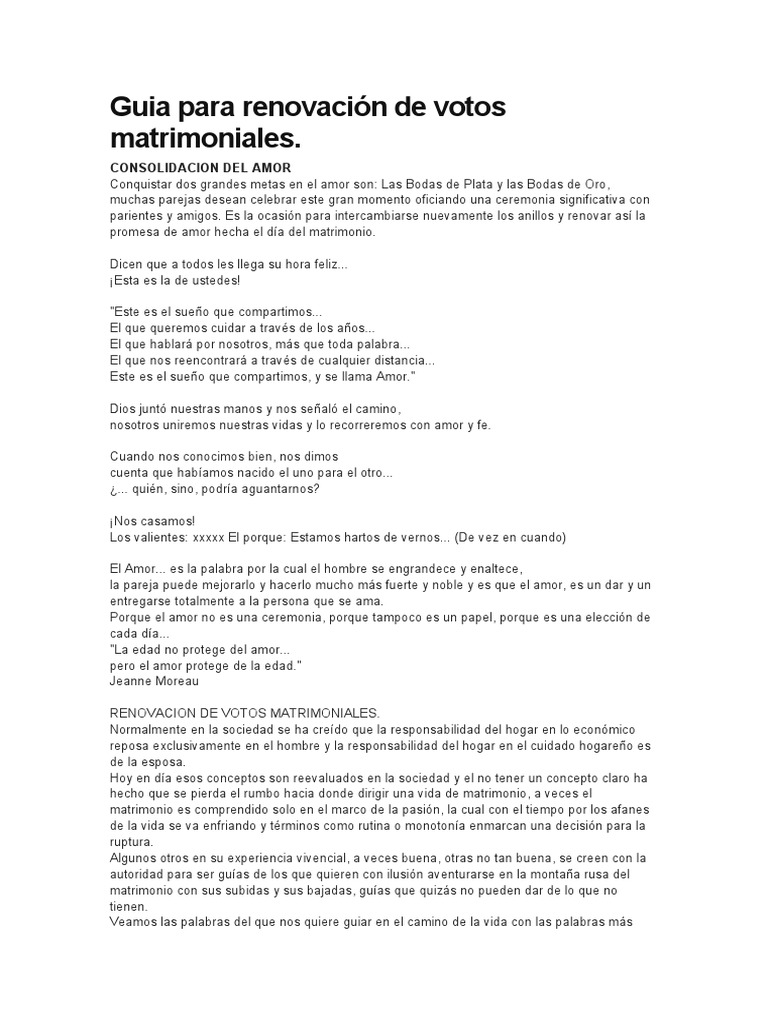 Renovación De Votos De Bodas De Plata