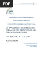 Download MATEMTICAS DISCAPACIDAD  INTELECTUAL by Jessy Mndza SN64509715 doc pdf
