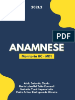 Anamnese - Monitoria 2021.2