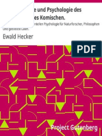 Die Physiologie Und Psychologie Des Lachens Und Des Komischen PDF