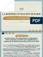 HAUII - La REESTRUCTURACION DE PARIS