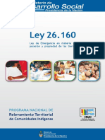 LEY 26160 Ley de Emergencia en Materia de Posesión y Propiedad de Tierras PDF