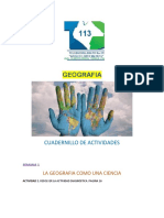 GEOGRAFIA Actividades SEMANA 2 PDF