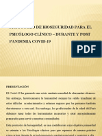 Protocolo de Bioseguridad Psicólogo Clínico 2020