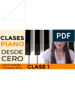 Ejercicios Clase 1 (Piano Desde Cero) PDF