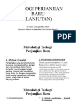 Teologi Perjanjian Baru (Lanjutan)