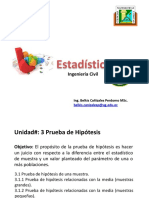 Prueba de La Hipótesis para Muestras Grandes