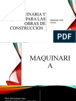 Maquinaria y Equipos para Las Obras de Construcción