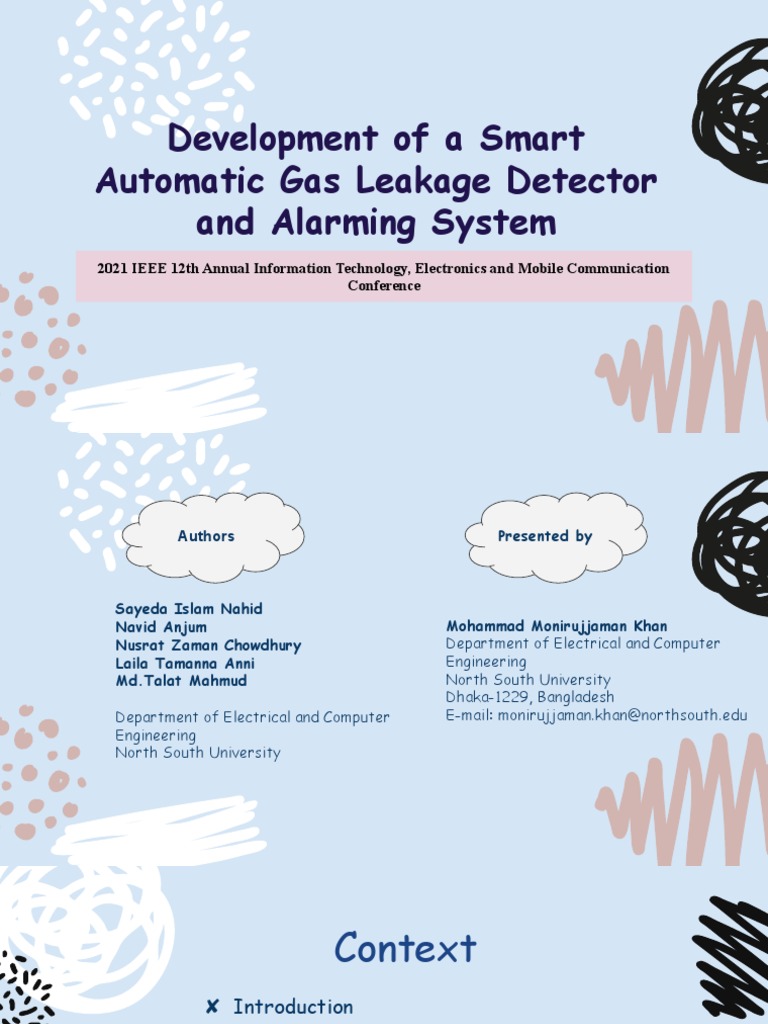 Development of A Smart Automatic Gas Leakage Detector and Alarming ... Circuit Diagram